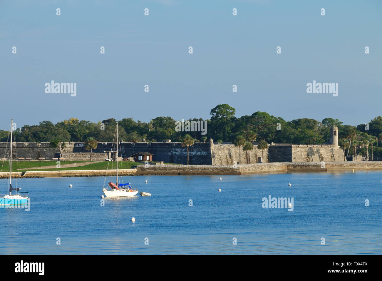 Castillo de San Marcos National Monument, St. Augustine, Florida - View ...