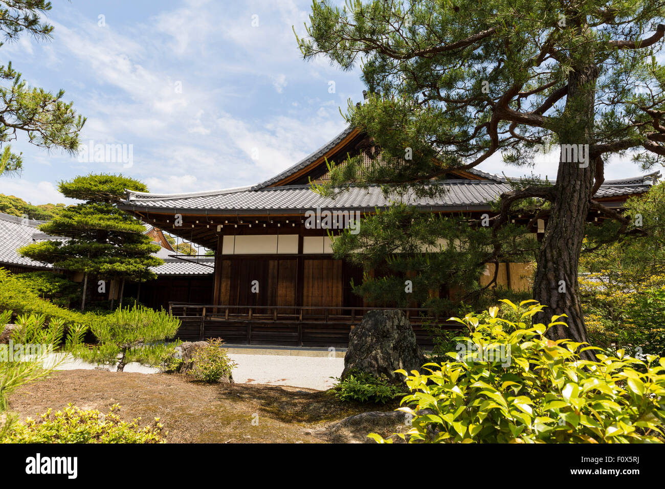 The priests' living quarters, Kinkaku-ji temple Kyoto, Japan. The ...