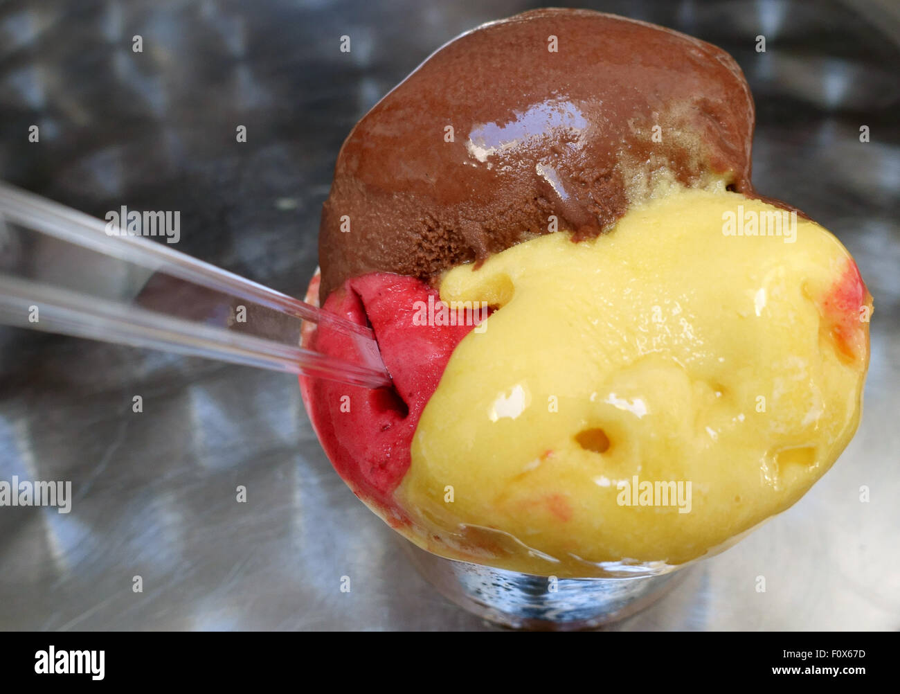 Amorini Italian ice cream, London Stock Photo