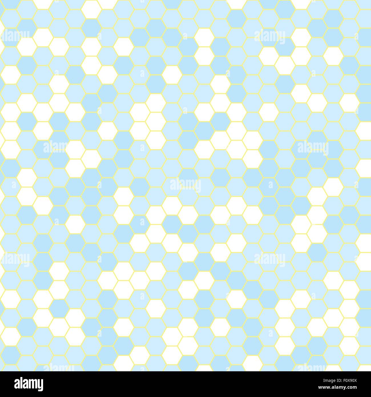 hexagon blue background vector illustration Stock Vector