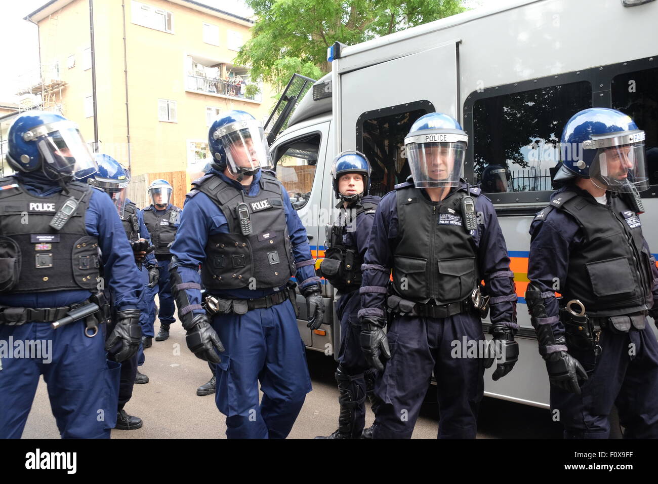 A mini riot occurred in East St as three Police officers came to aid a ...