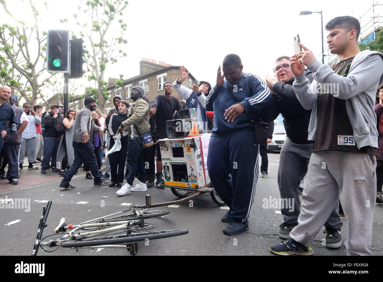 A mini riot occurred in East St as three Police officers came to aid a ...