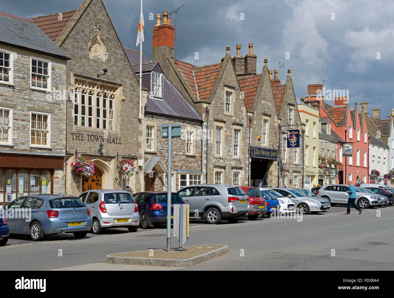 The broad main street of Chipping Sodbury, a market town in Gloucestershire, England UK Stock The broad main street of Chipping Sodbury, a market town in Gloucestershire, England UK Stock