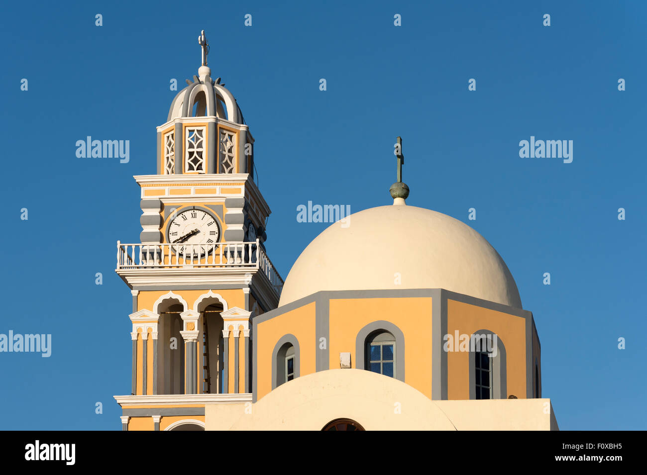 Dome and Church-tower of Catholic Cathedral of St. John the Baptist ...