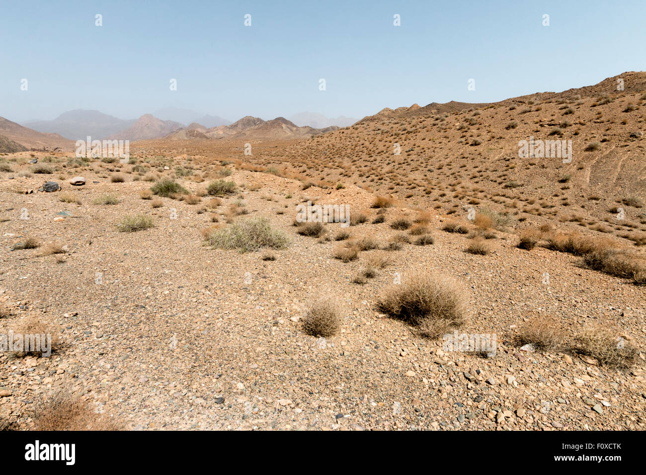 Dasht-e Kavir desert in Iran Stock Photo