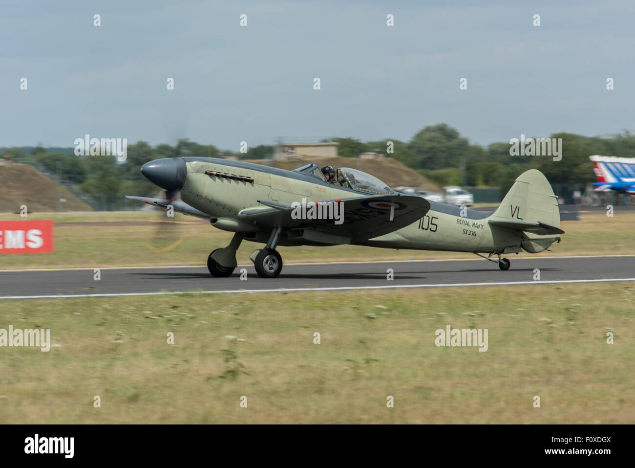 Seafire fighter plane Stock Photo