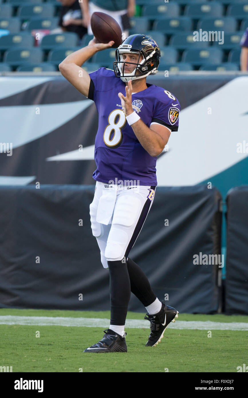 Baltimore Ravens head coach John Harbaugh with quarterback Lamar Jackson  during the first preseason game of the 2021 season Saturday, August 14,  2021. (Photo by Karl Merton Ferron/The Baltimore Sun/TNS/Sipa USA Stock