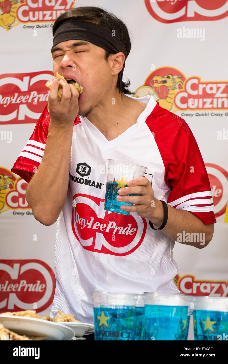 Los Angeles, California, USA. 22nd Aug, 2015. MATT STONIE, the number