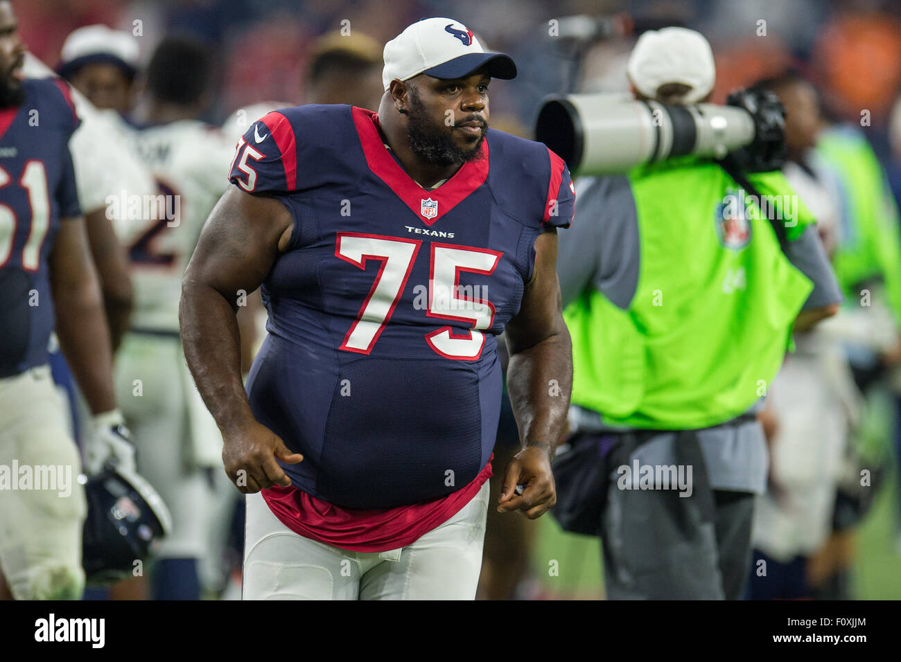 Houston, Texas, USA. 22nd Aug, 2015. Houston Texans nose tackle