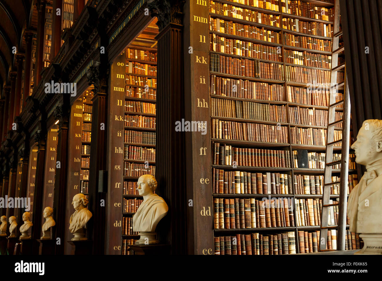 Trinity college library, Dublin, Ireland, Europe Stock Photo