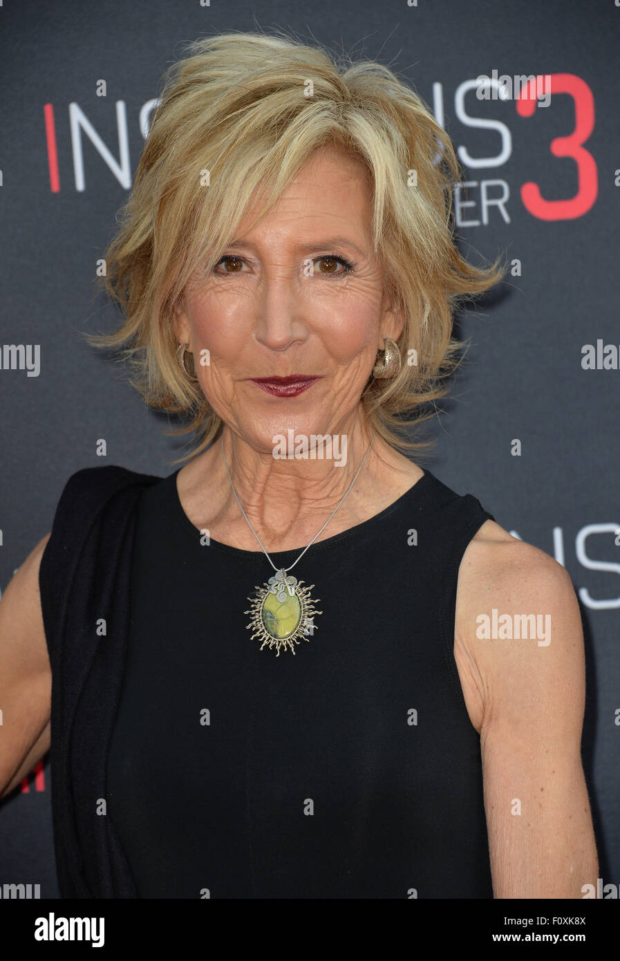 LOS ANGELES, CA - JUNE 5, 2015: Actress Lin Shaye at the world premiere of her movie Insidious Chapter 3 at the TCL Chinese Theatre, Hollywood. Stock Photo