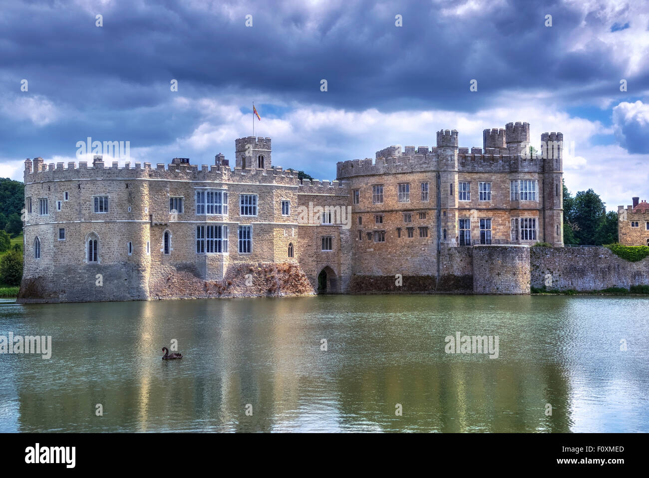 Leeds Castle, Maidstone, Kent, England, United Kingdom Stock Photo