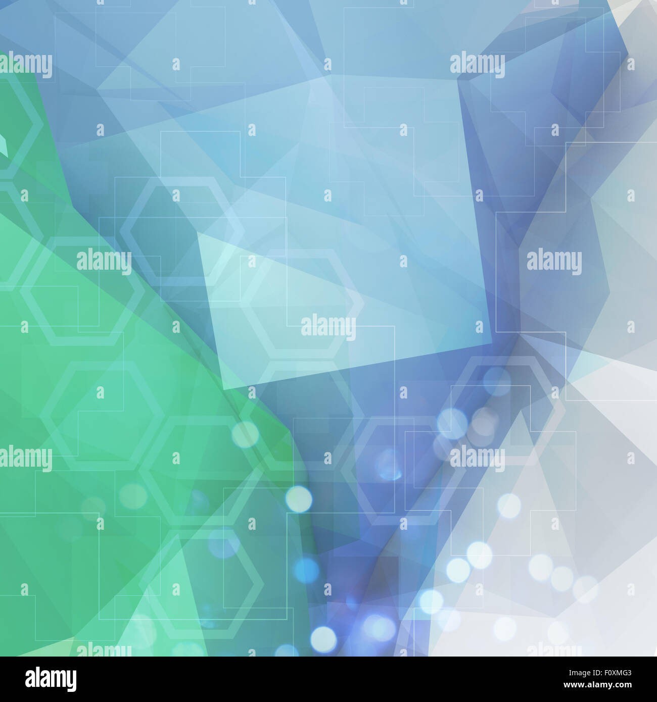Abstract molecules low poly medical background Stock Photo - Alamy