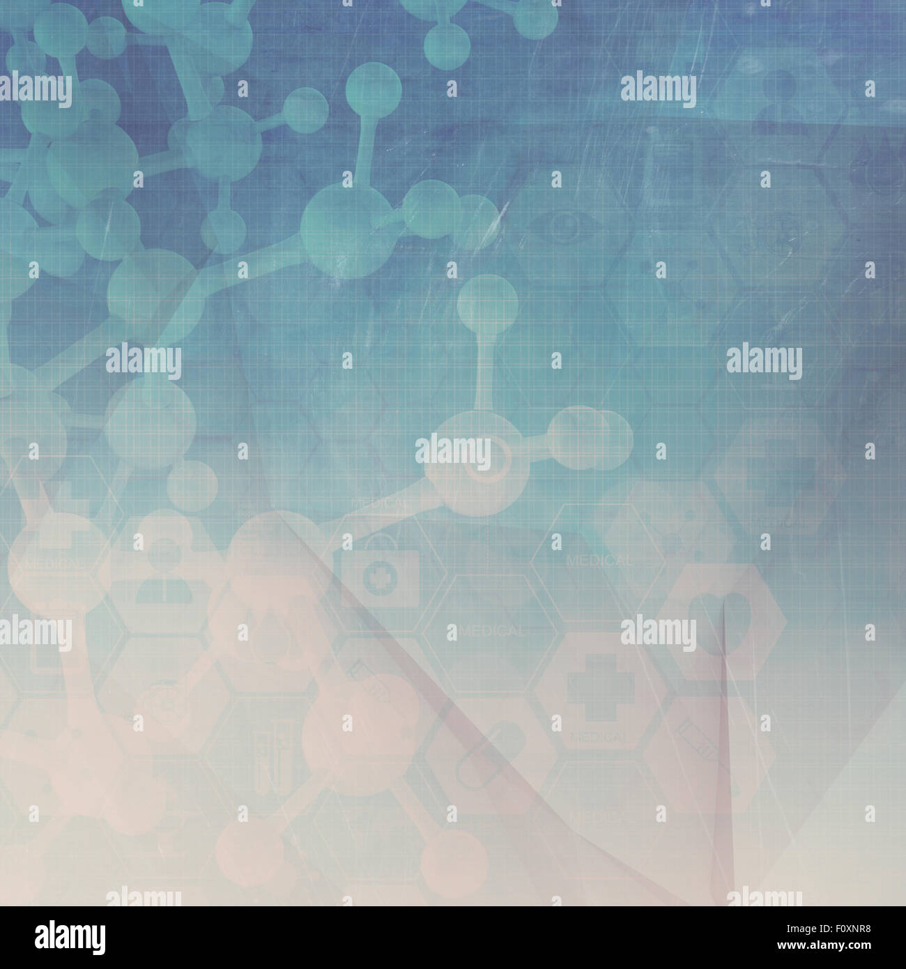 Abstract molecules low poly medical background Stock Photo - Alamy