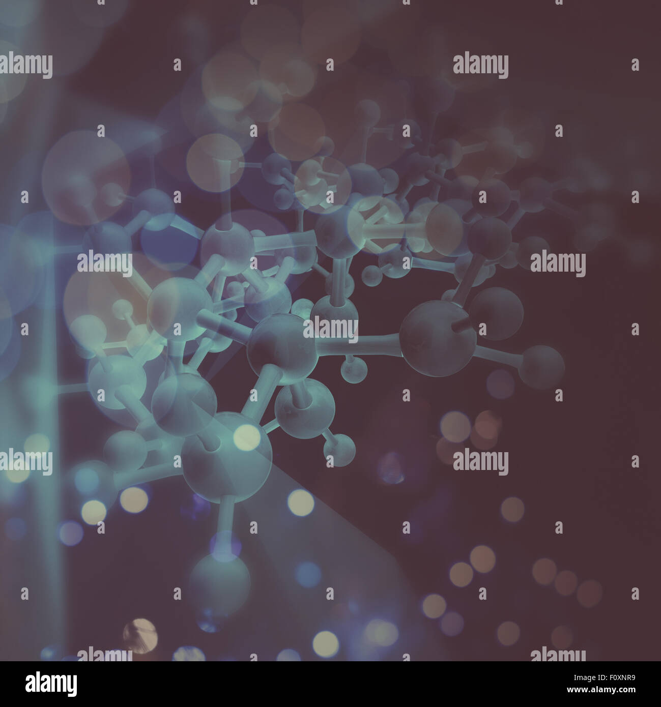 Abstract molecules low poly medical background Stock Photo - Alamy