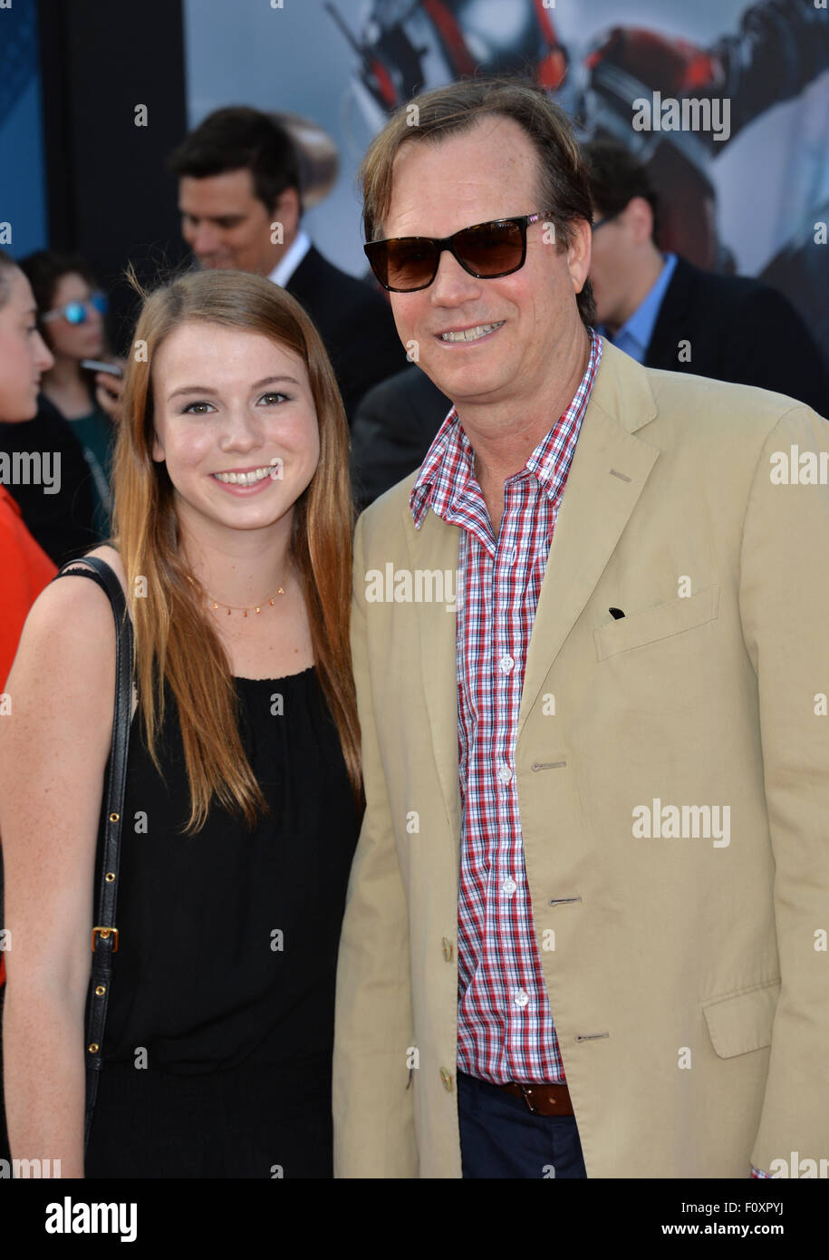 LOS ANGELES, CA JUNE 29, 2015 Actor Bill Paxton & daughter Lydia at