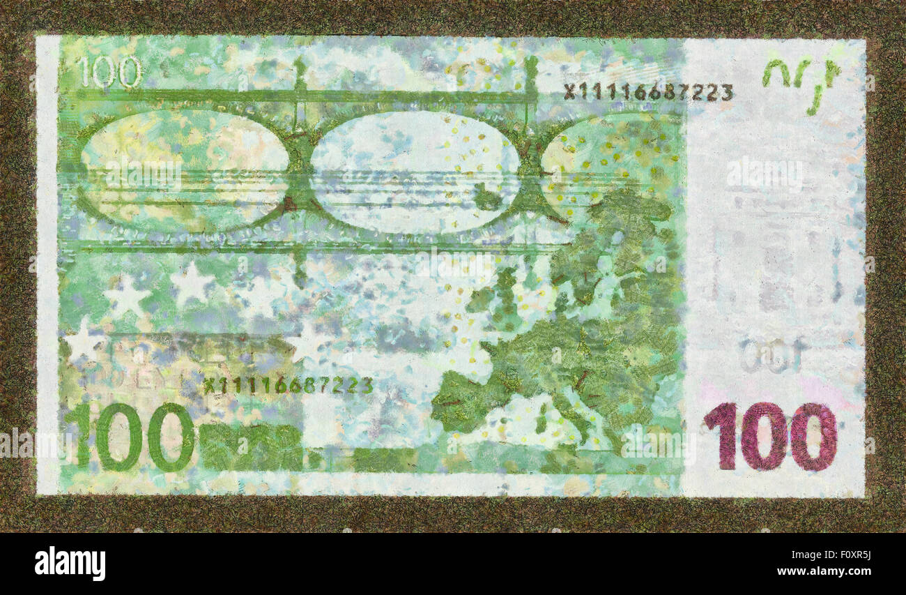 illustrations Banknote,Currency,one hundred Euro, European Union Stock ...