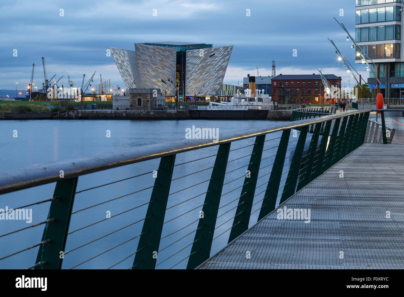 Titanic Museum, Belfast, North Ireland, United Kingdom, Europe Stock Photo