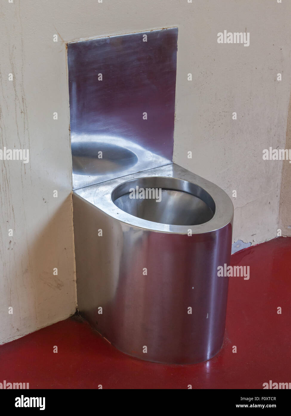 Old metal toilet in prison hires stock photography and images Alamy