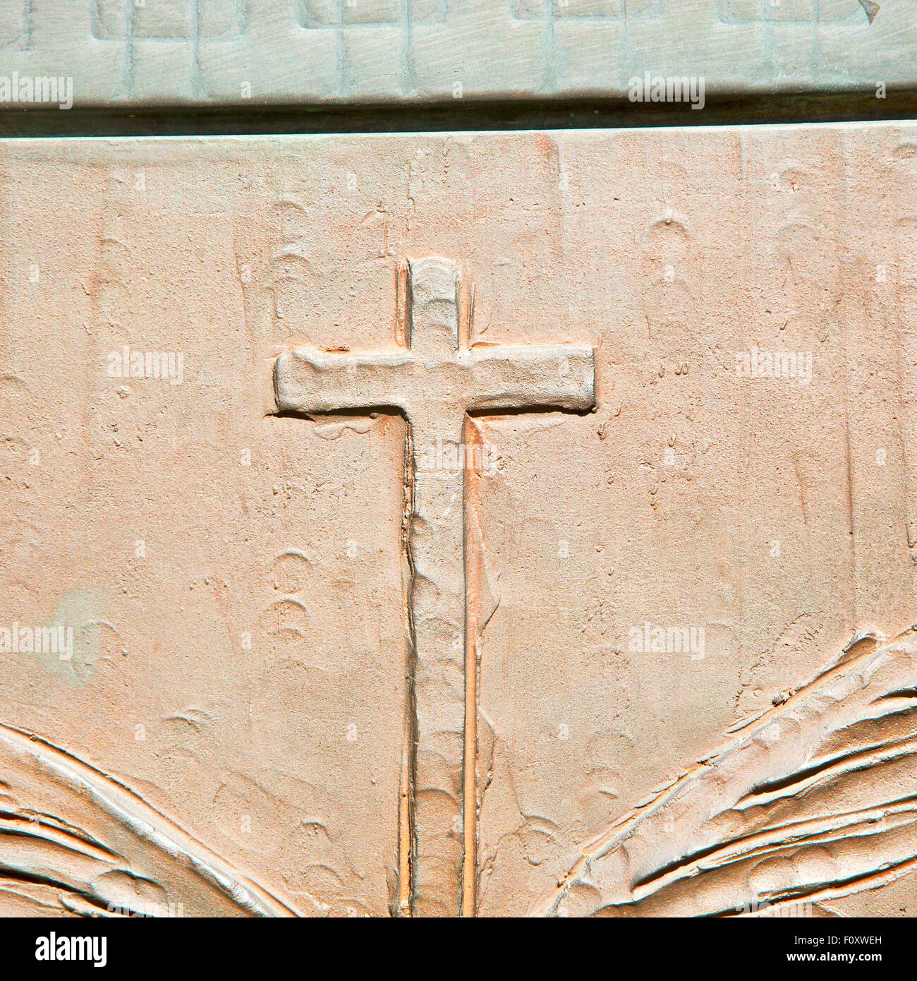 texture of a brown old door in italy europe Stock Photo - Alamy