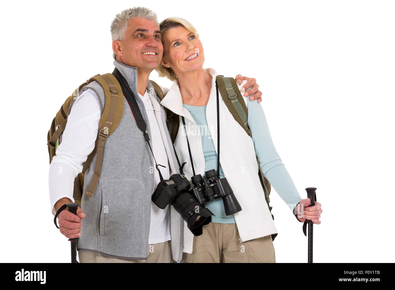 Attractive couple hiking hi-res stock photography and images - Alamy