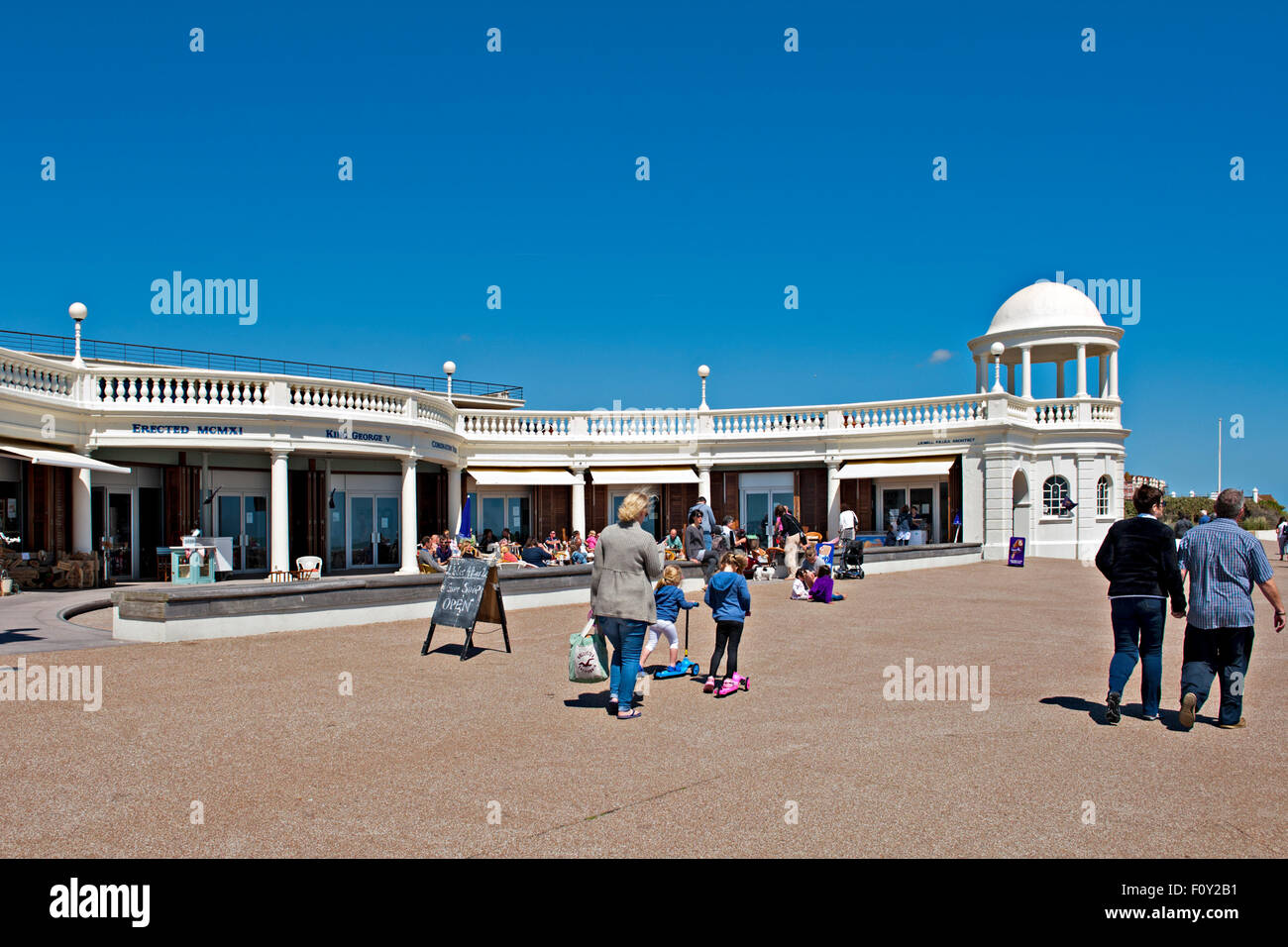 The Colonnade on Bexhill Seafront, UK Stock Photo Alamy