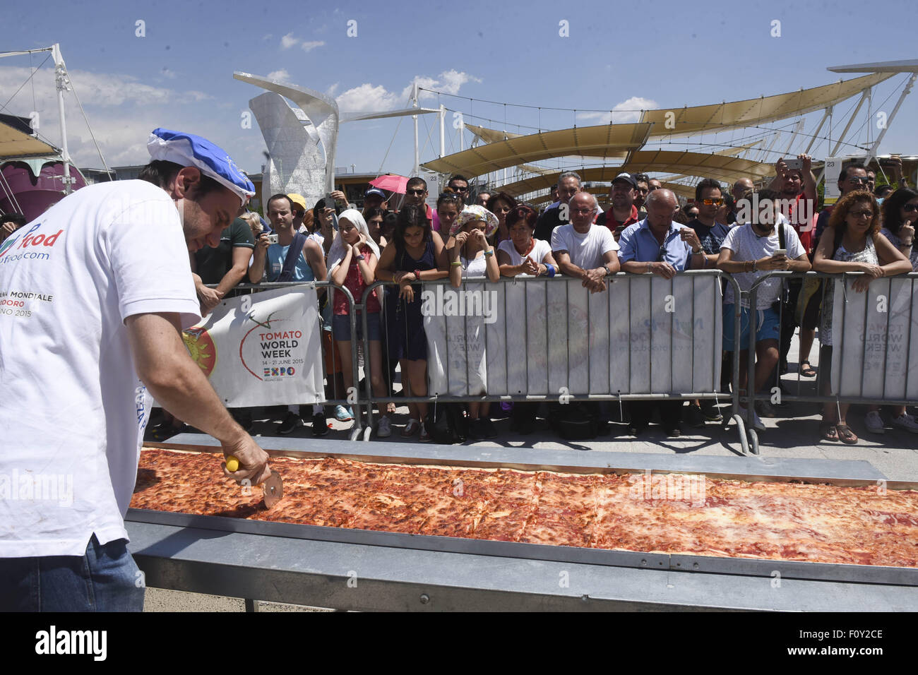 World's longest pizza hi-res stock photography and images - Alamy