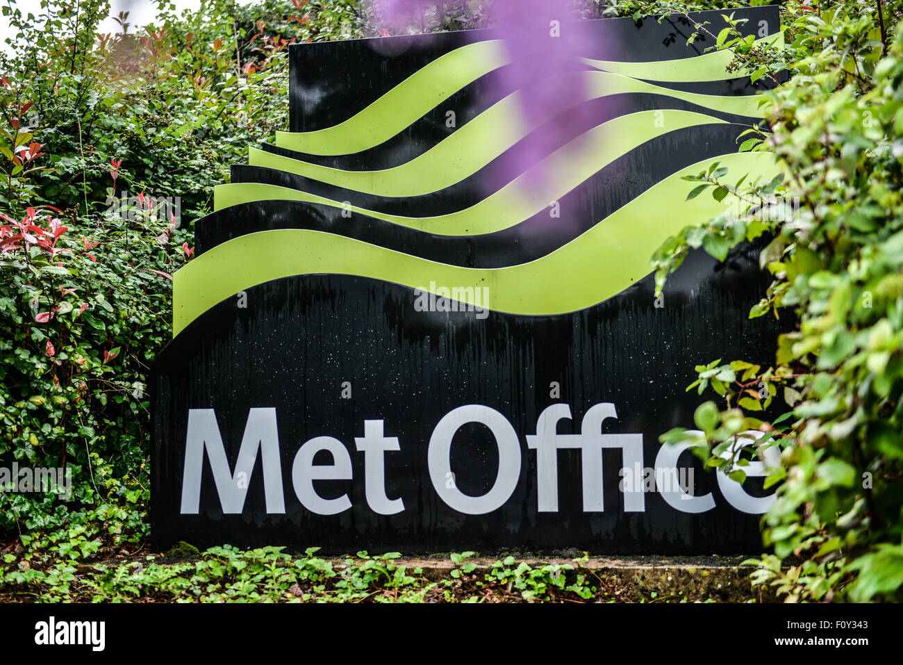 The Met office pictured on a Wet and dank Day. Exeter, Devon, UK Stock