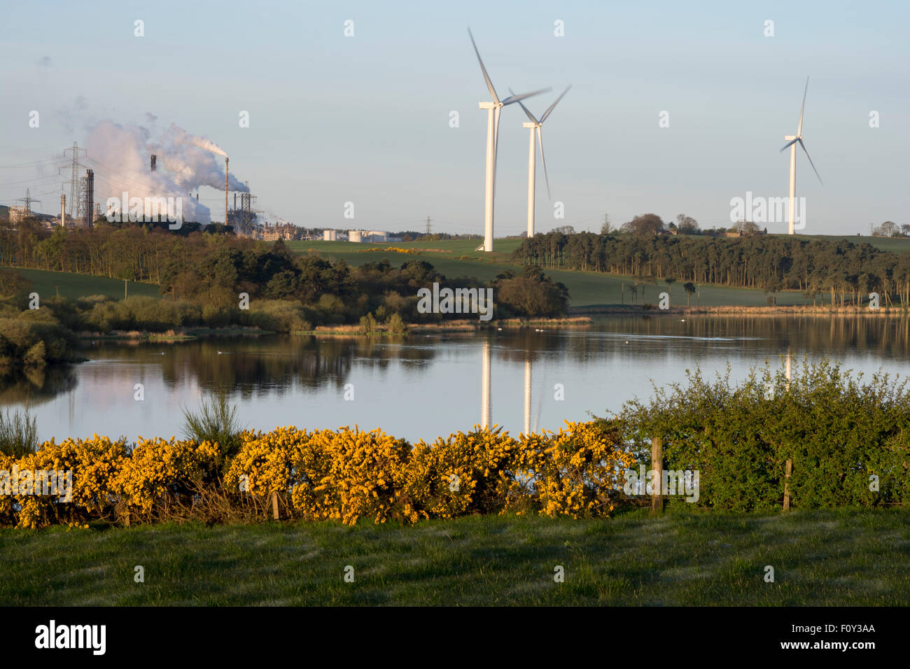 ExxonMobil Chemical's Fife Ethylene Plant and Airvolution Energy wind