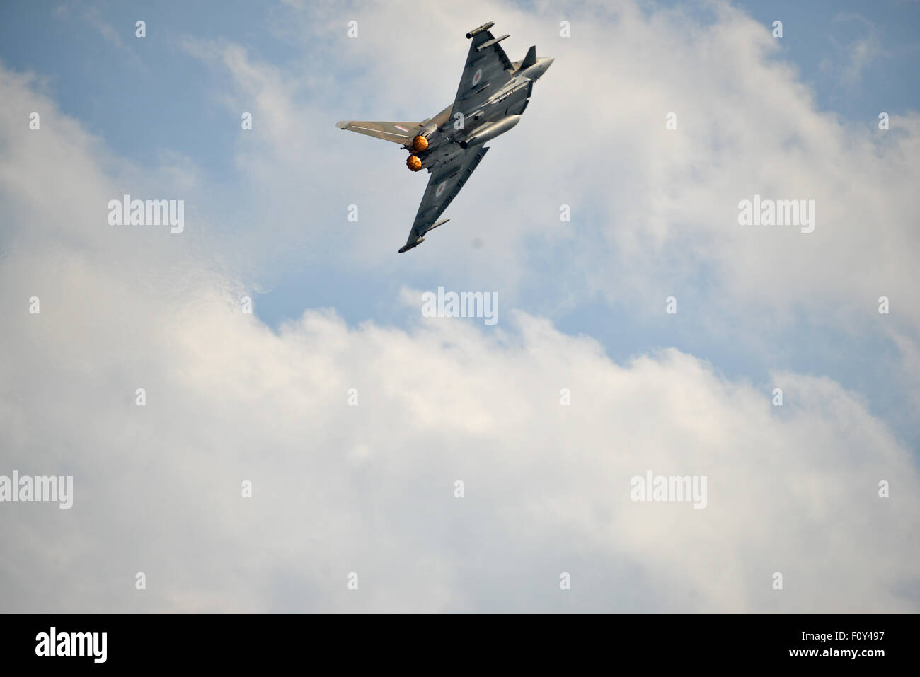 Typhoon Jet, In action over the skys of the UK Stock Photo