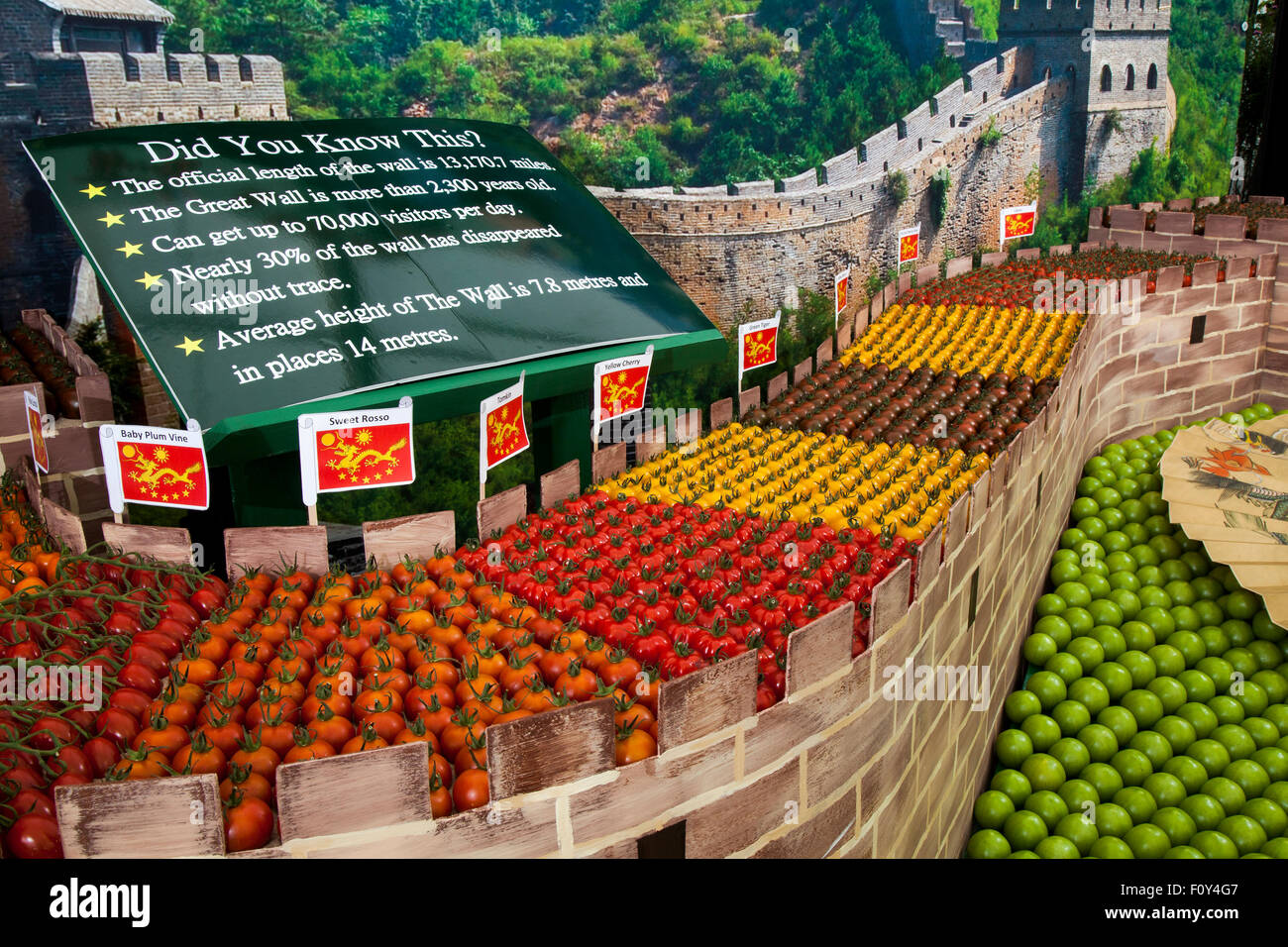 Southport Merseyside Uk 23rd August 2015 Great Wall Of China Stock Photo Alamy