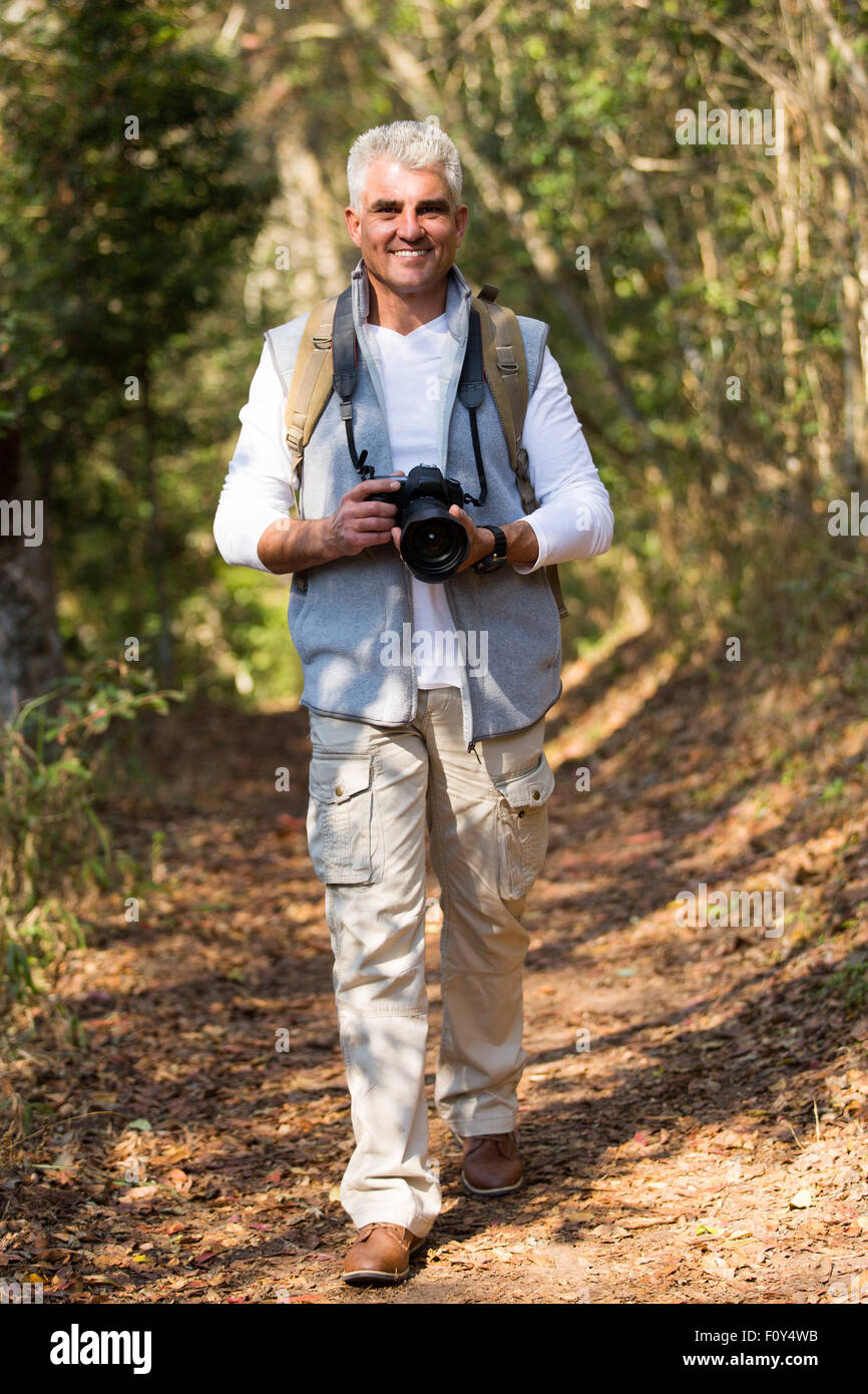 Handsome middle aged man walking hi-res stock photography and images ...