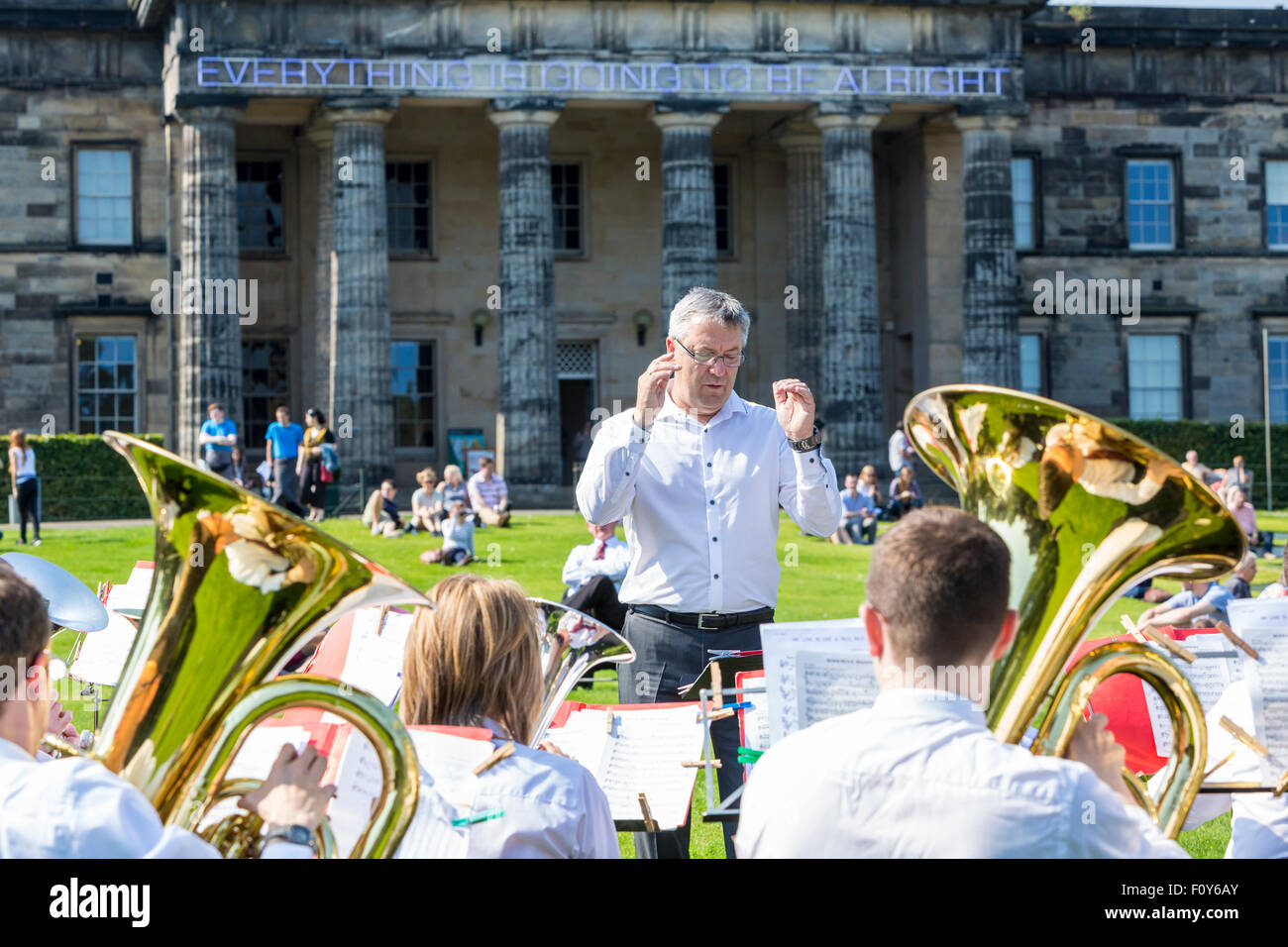 Scotland uk brass band hires stock photography and images Alamy