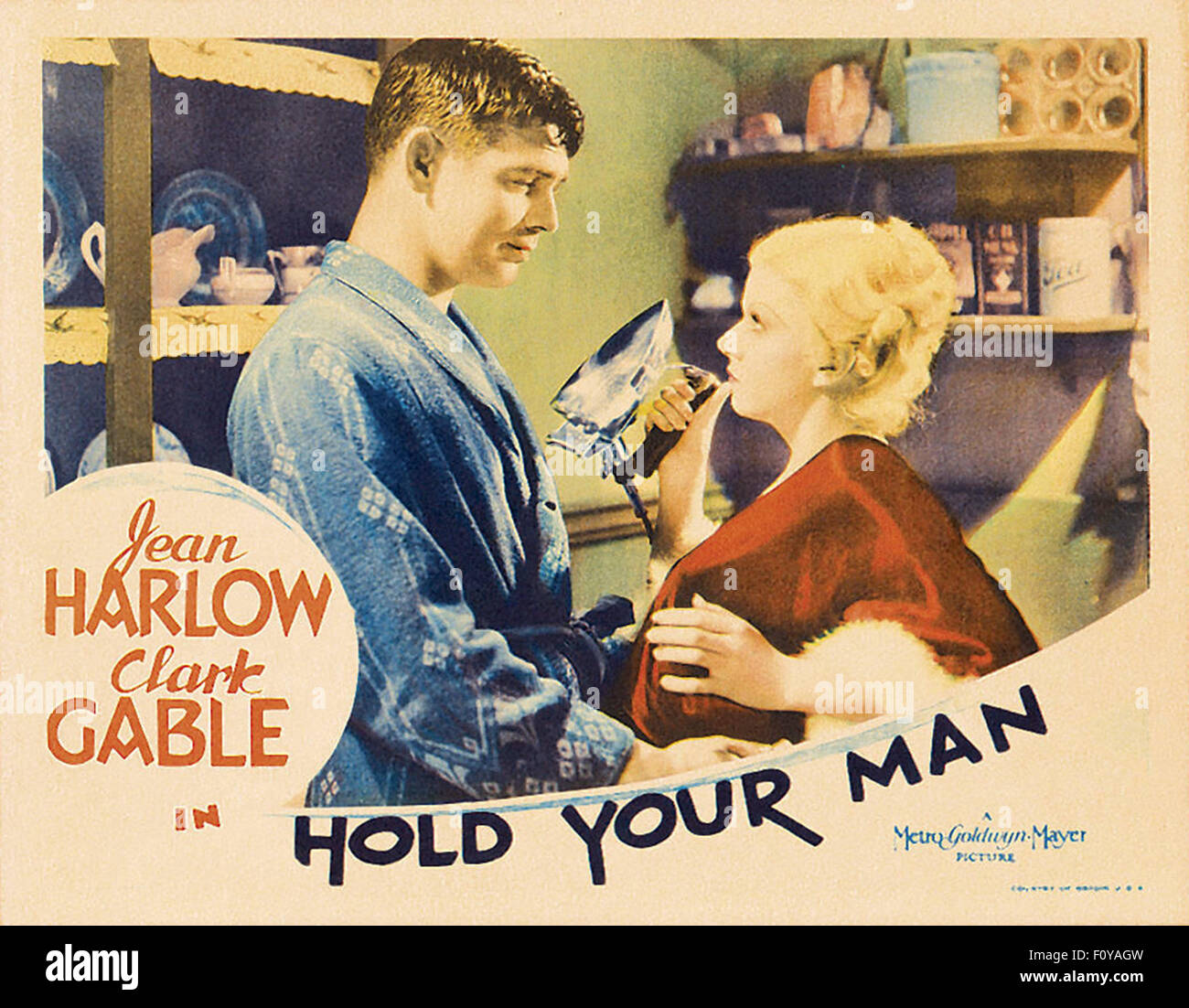 Hold Your Man (1933) 01 Movie Poster Stock Photo Alamy