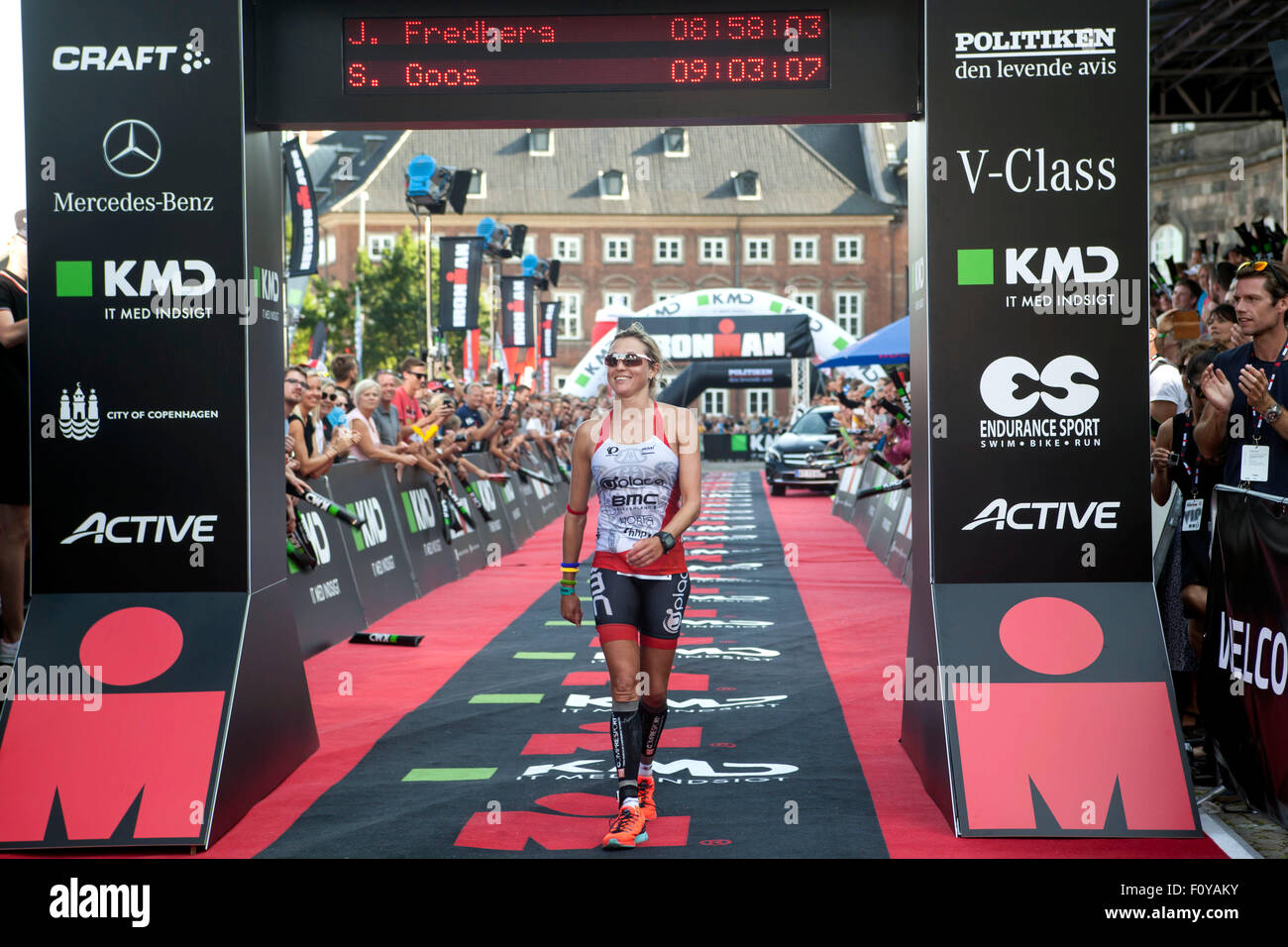 Copenhagen, Denmark, August 23rd, 2015. Belgian triathlete Sofie Goos Stock  Photo - Alamy