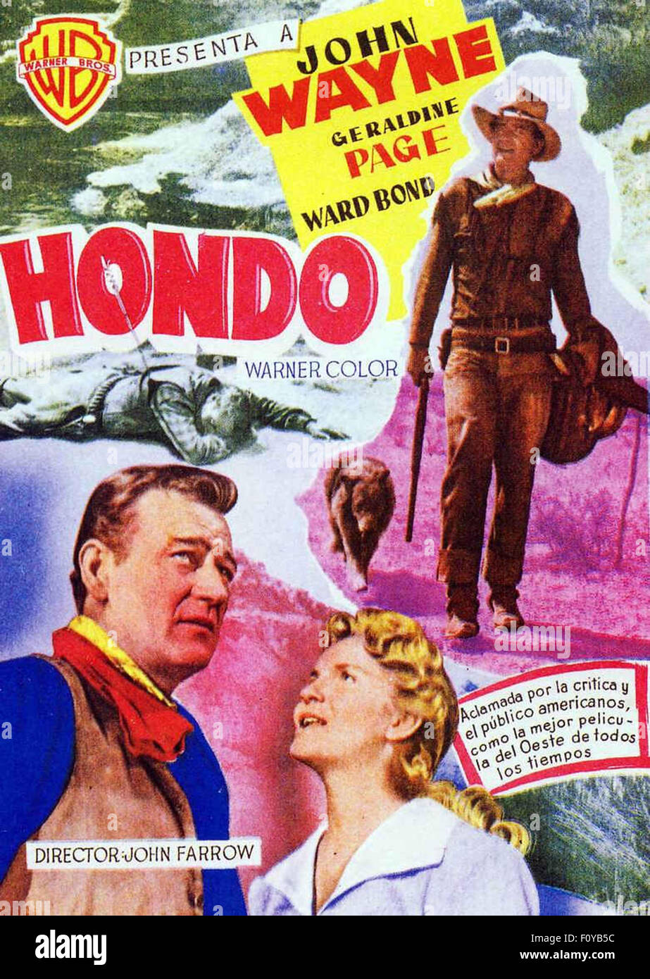 Hondo 01 Movie Poster Stock Photo Alamy