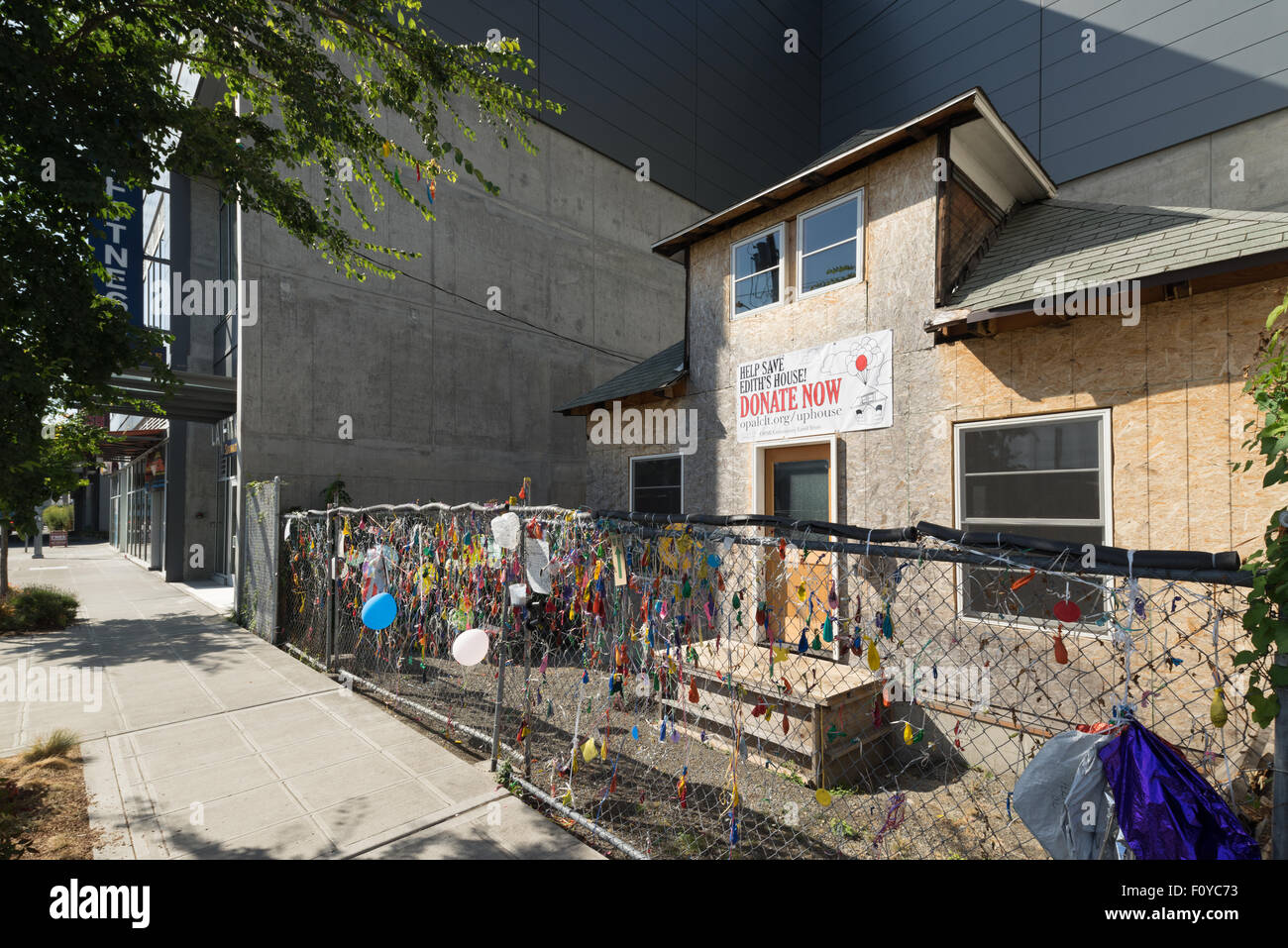 Edith Macefield House, Seattle Stock Photo Alamy