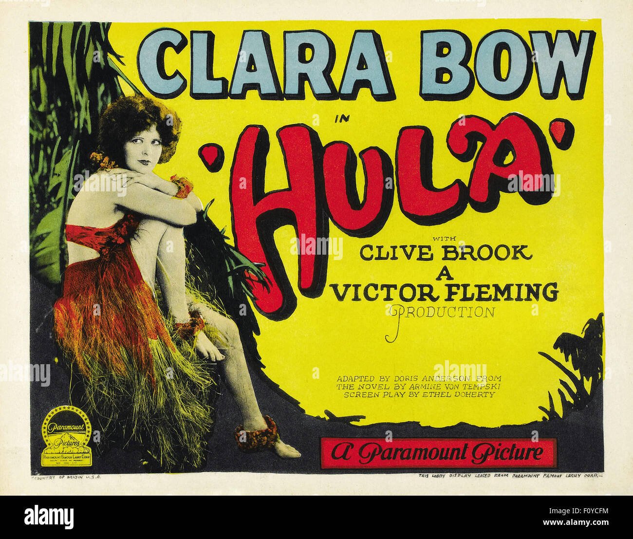 Hula - 01 - Movie Poster Stock Photo