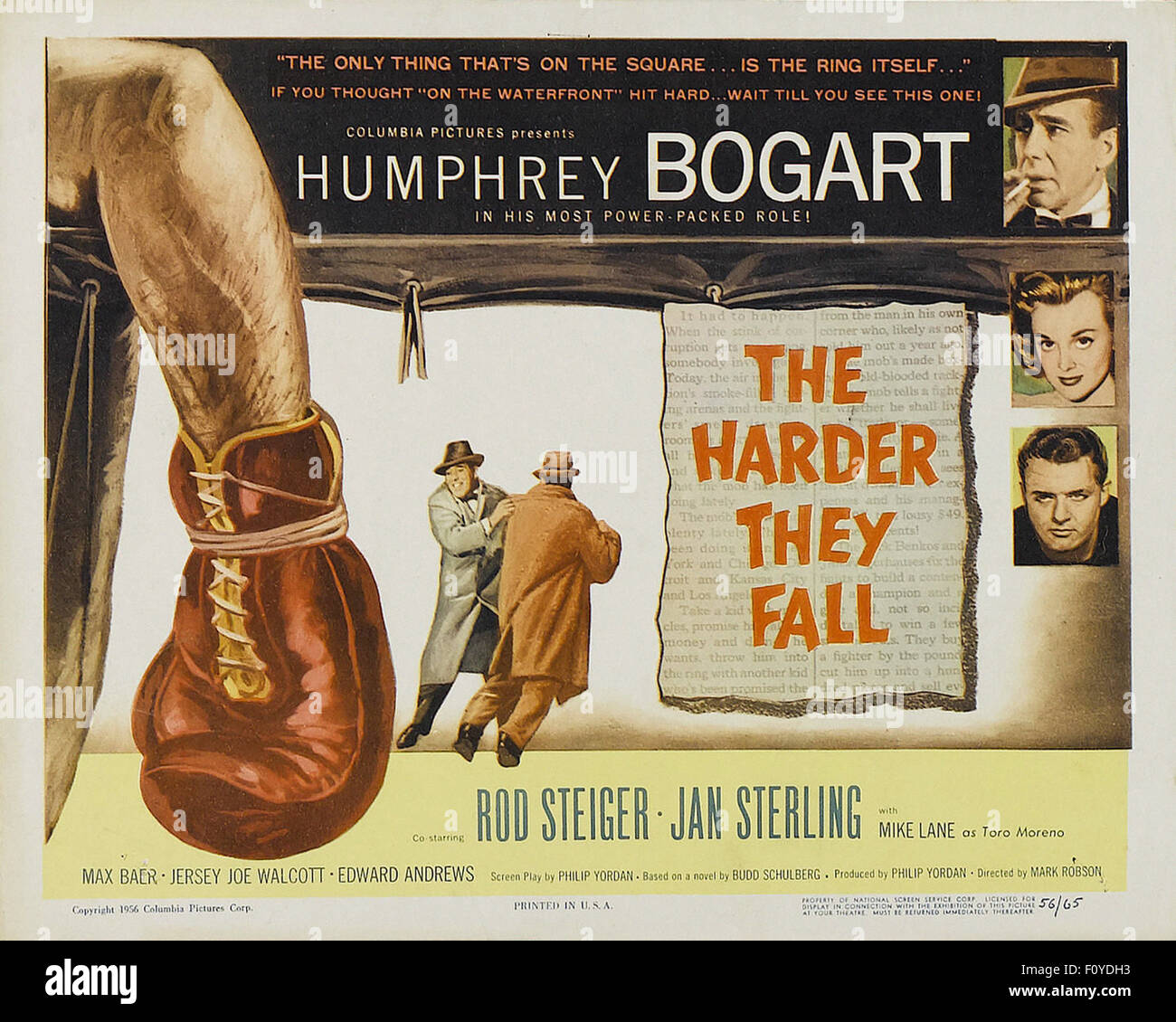 The  Harder They Fall  01 - Movie Poster Stock Photo