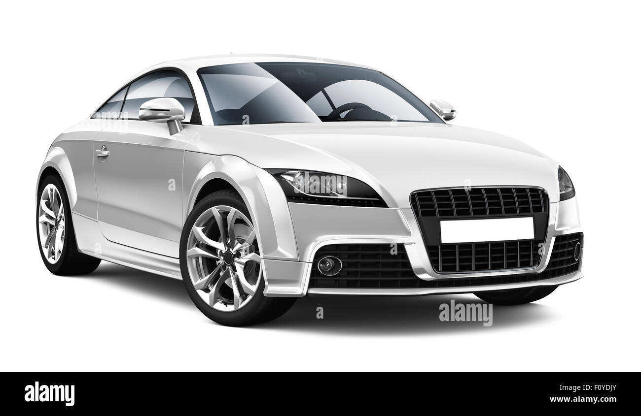 Audi TTS Coupe Stock Photo