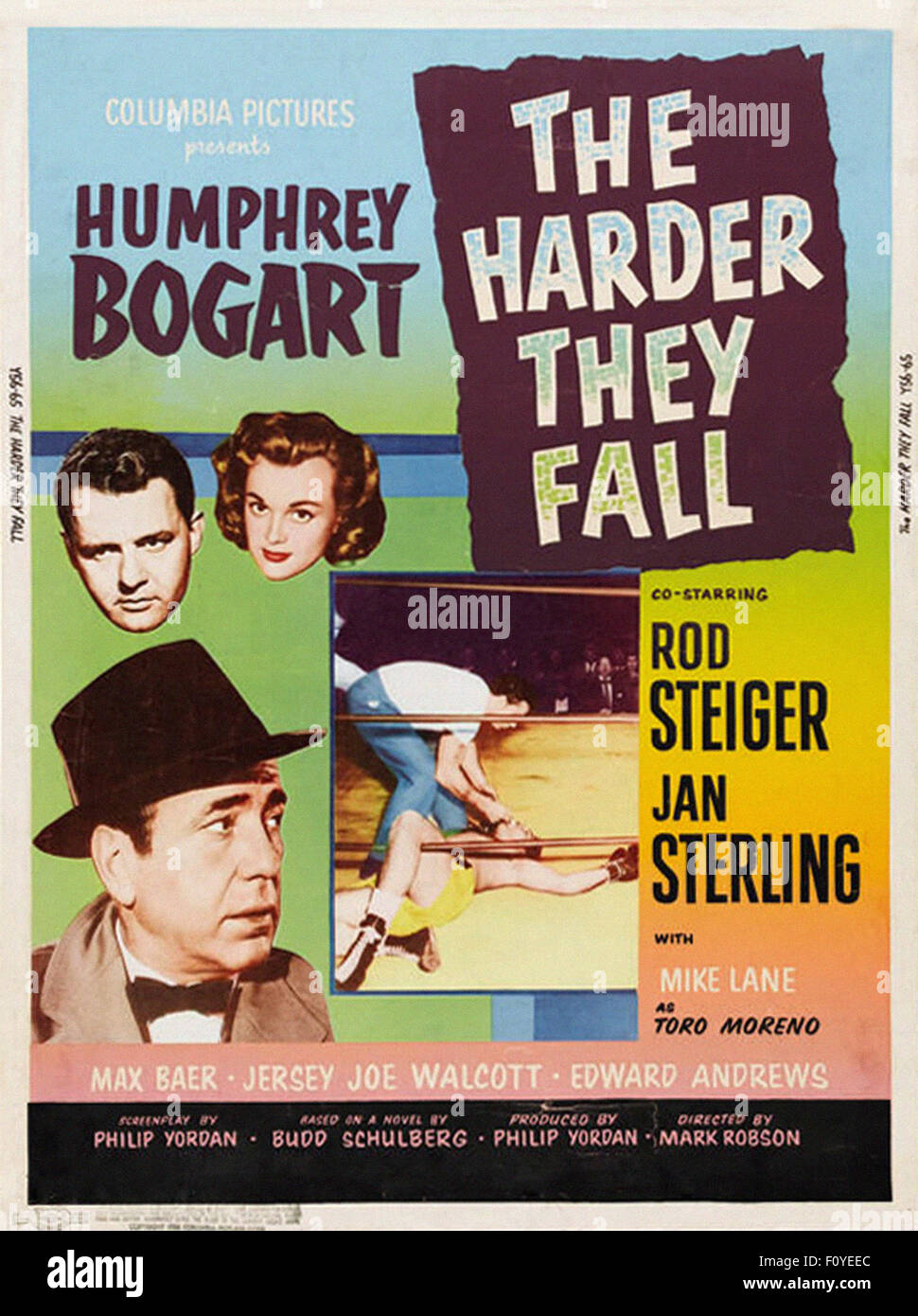 The  Harder they Fall  11 - Movie Poster Stock Photo
