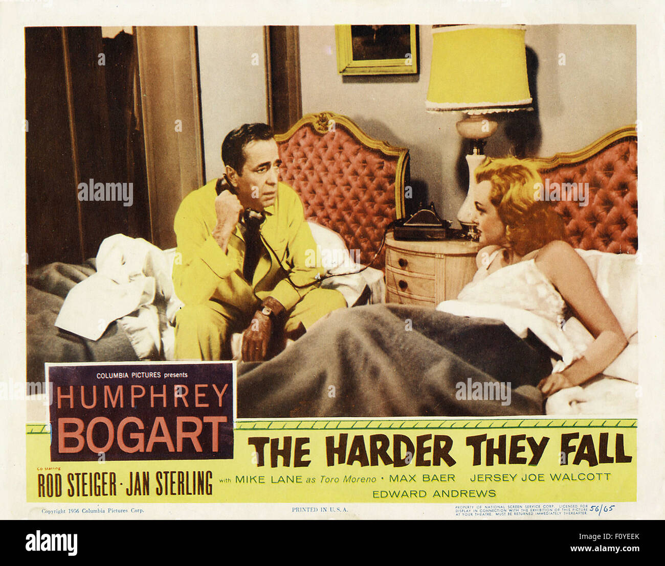 The  Harder they Fall  12 - Movie Poster Stock Photo