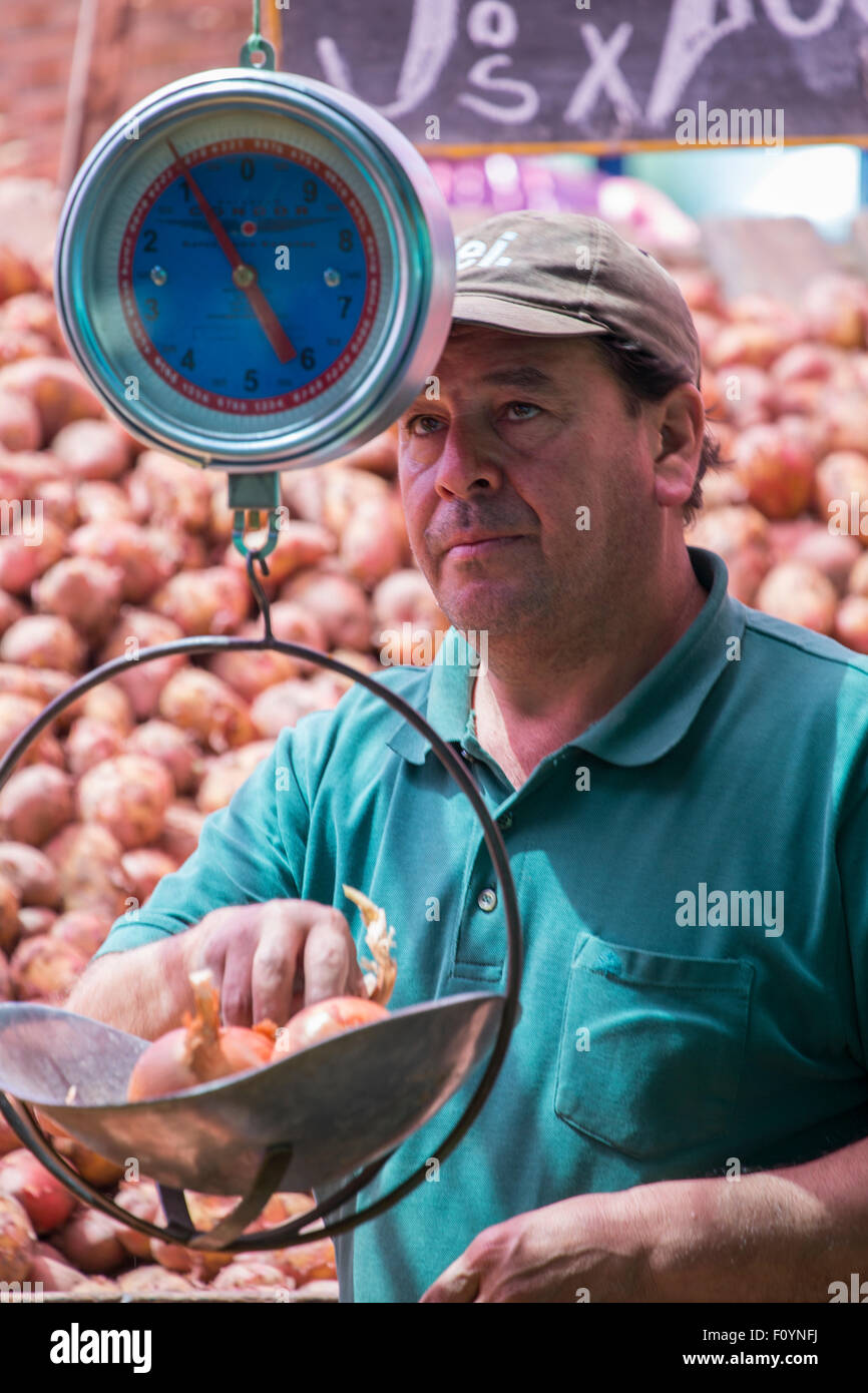 The weekly market, Valparaiso, Chile Stock Photo Alamy