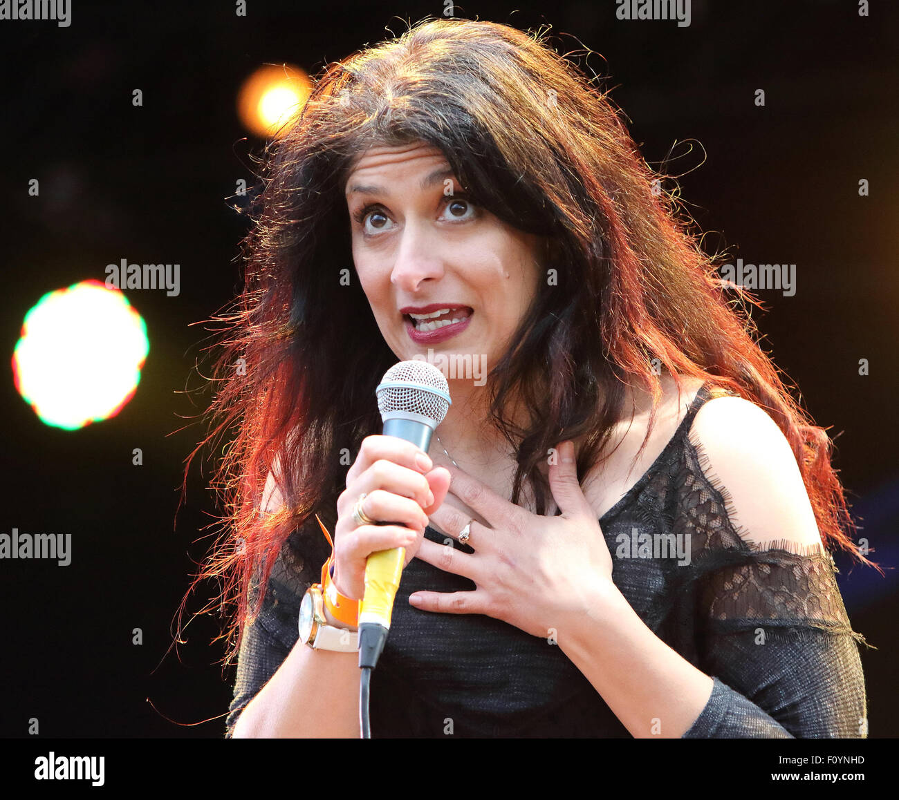 British Summertime Comedy Night at Hyde Park, London Featuring: Shappi ...
