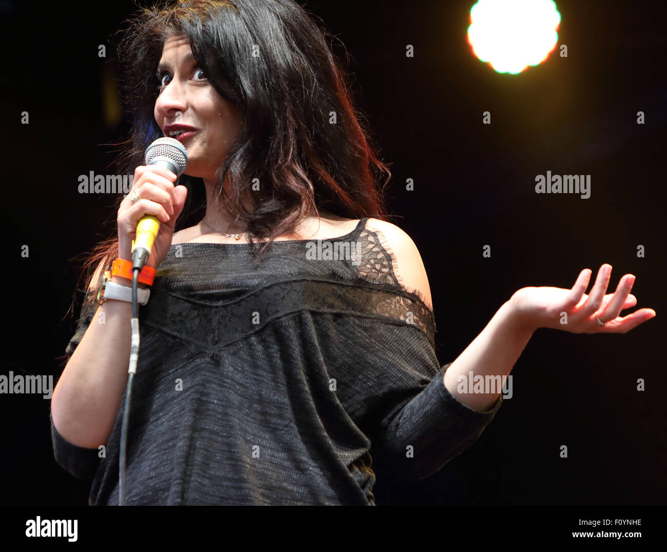 British Summertime Comedy Night at Hyde Park, London Featuring: Shappi ...