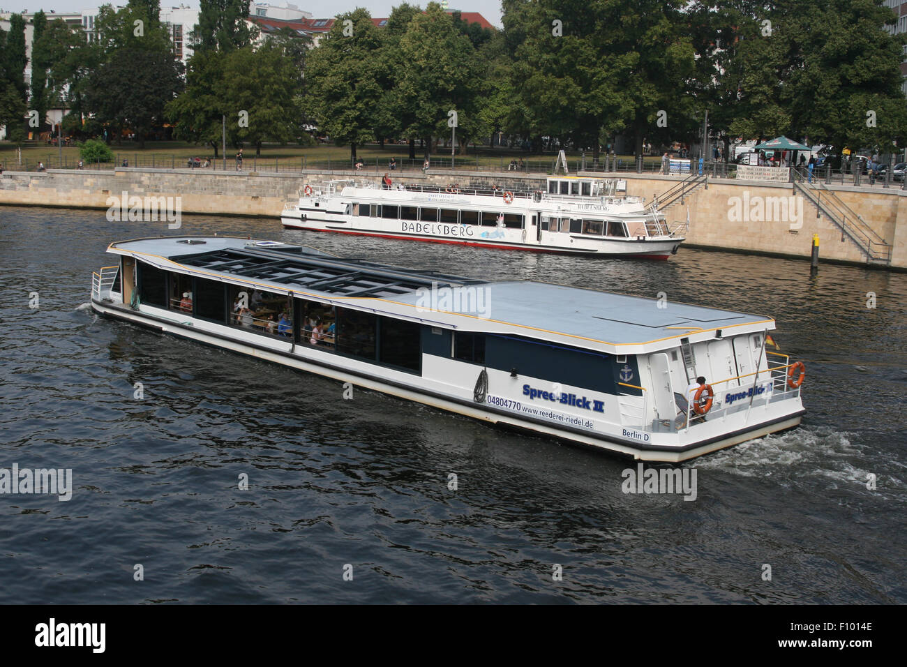 berlin germany BOAT SPEER Stock Photo - Alamy