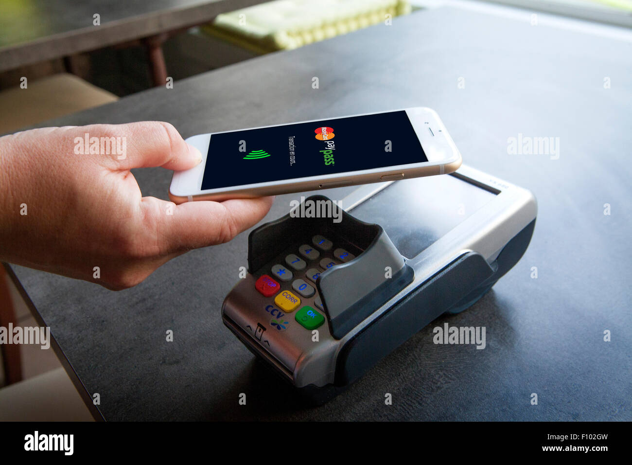 CONTACTLESS PAYMENT Stock Photo