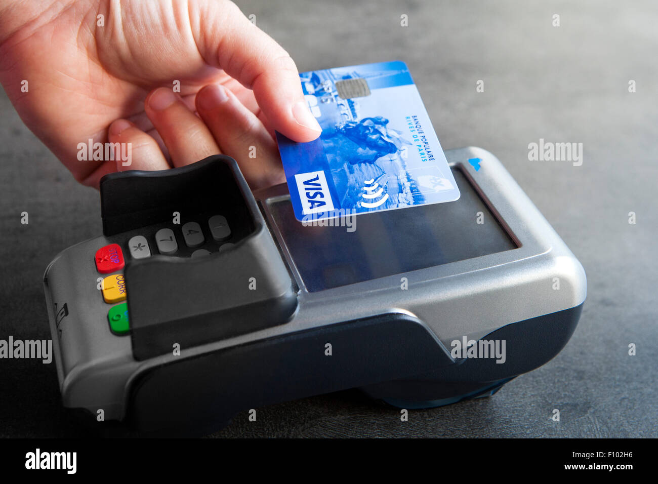 CONTACTLESS PAYMENT Stock Photo