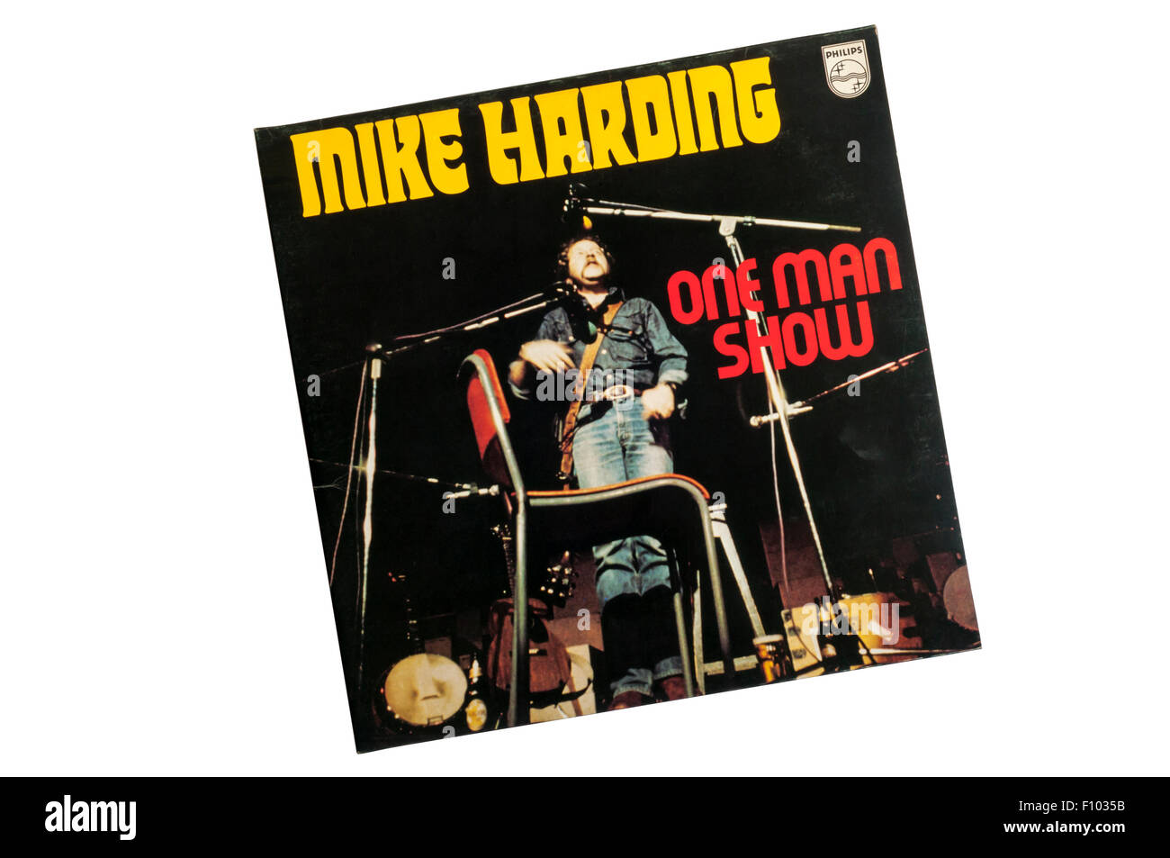 One Man Show by English comedian Mike Harding was released in 1976. Stock Photo