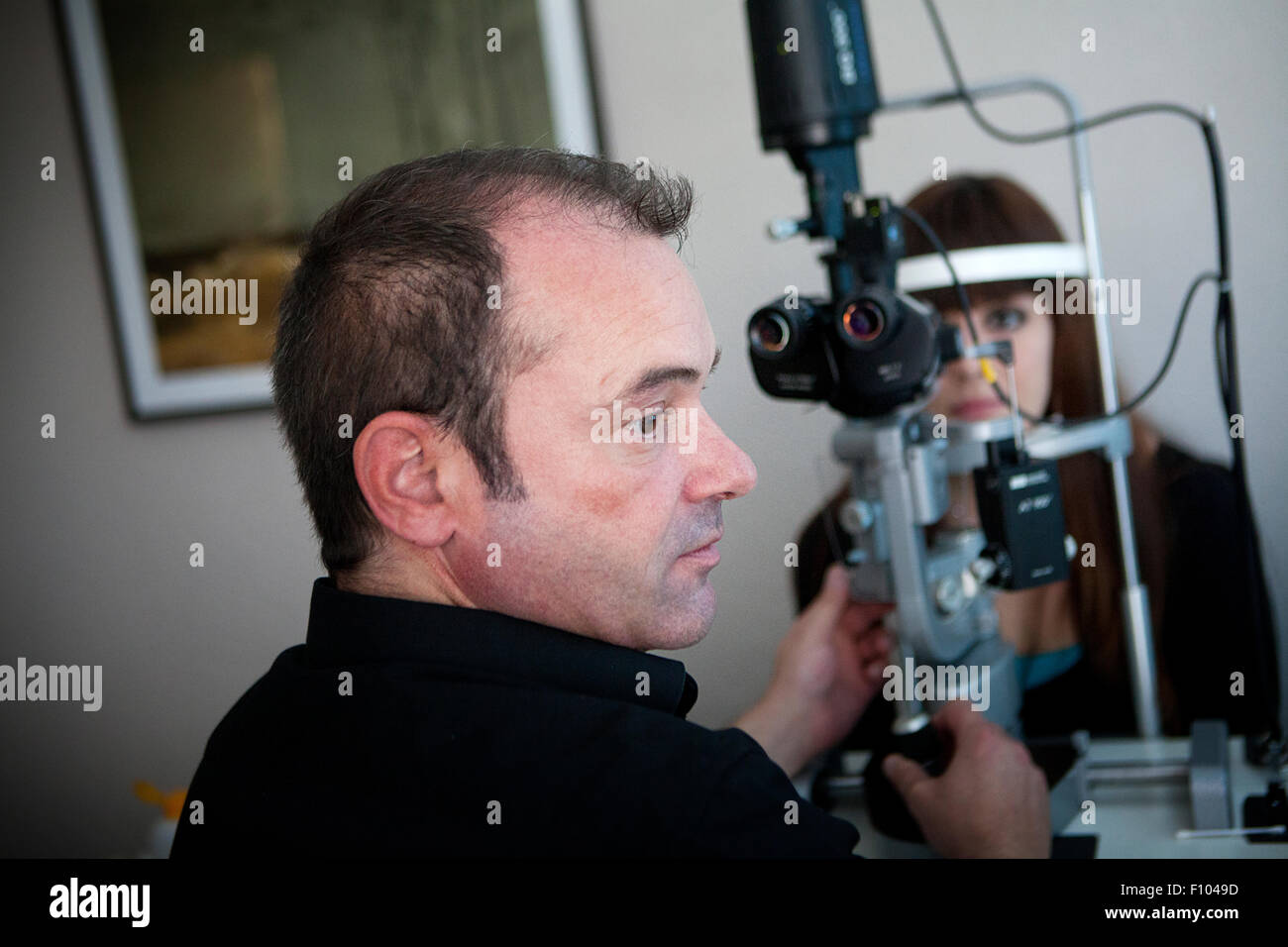OPHTALMOLOGY CONSULTATION Stock Photo